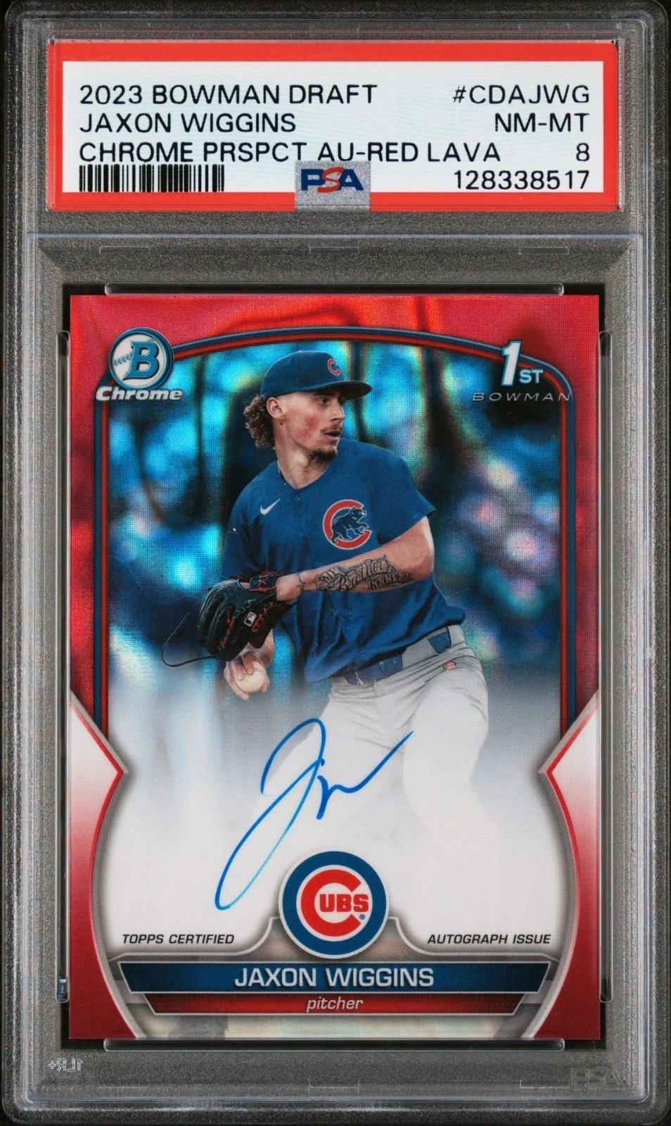 2023 Bowman Draft Jaxon Wiggins RAINBOW COMPLETE SET (all parallels) view 3