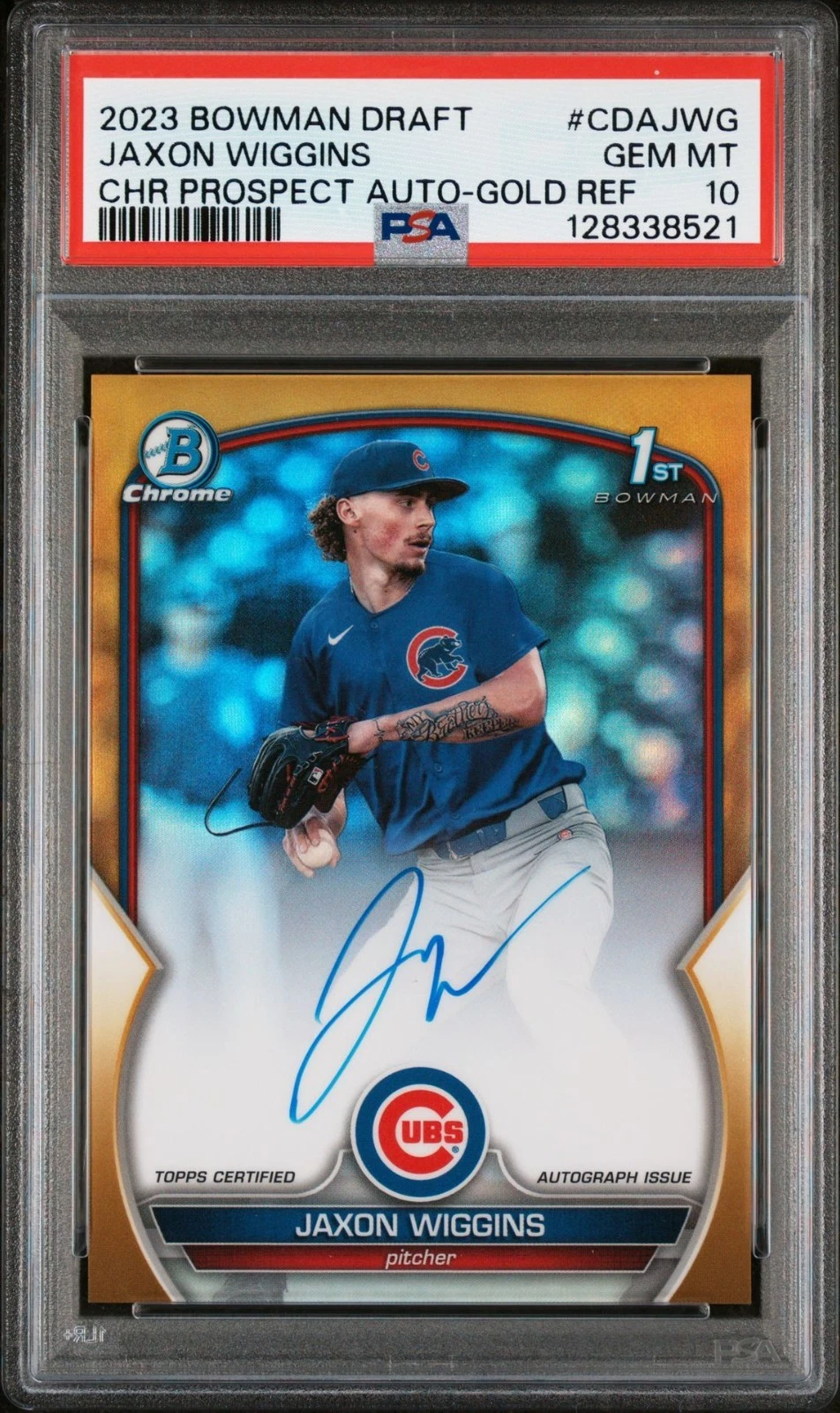 2023 Bowman Draft Jaxon Wiggins RAINBOW COMPLETE SET (all parallels) view 6