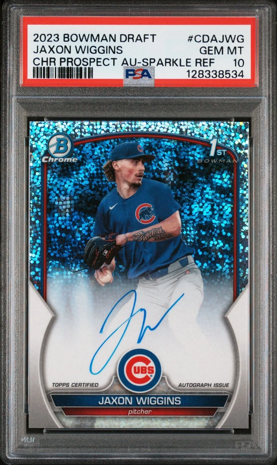 2023 Bowman Draft Jaxon Wiggins RAINBOW COMPLETE SET (all parallels) view 9