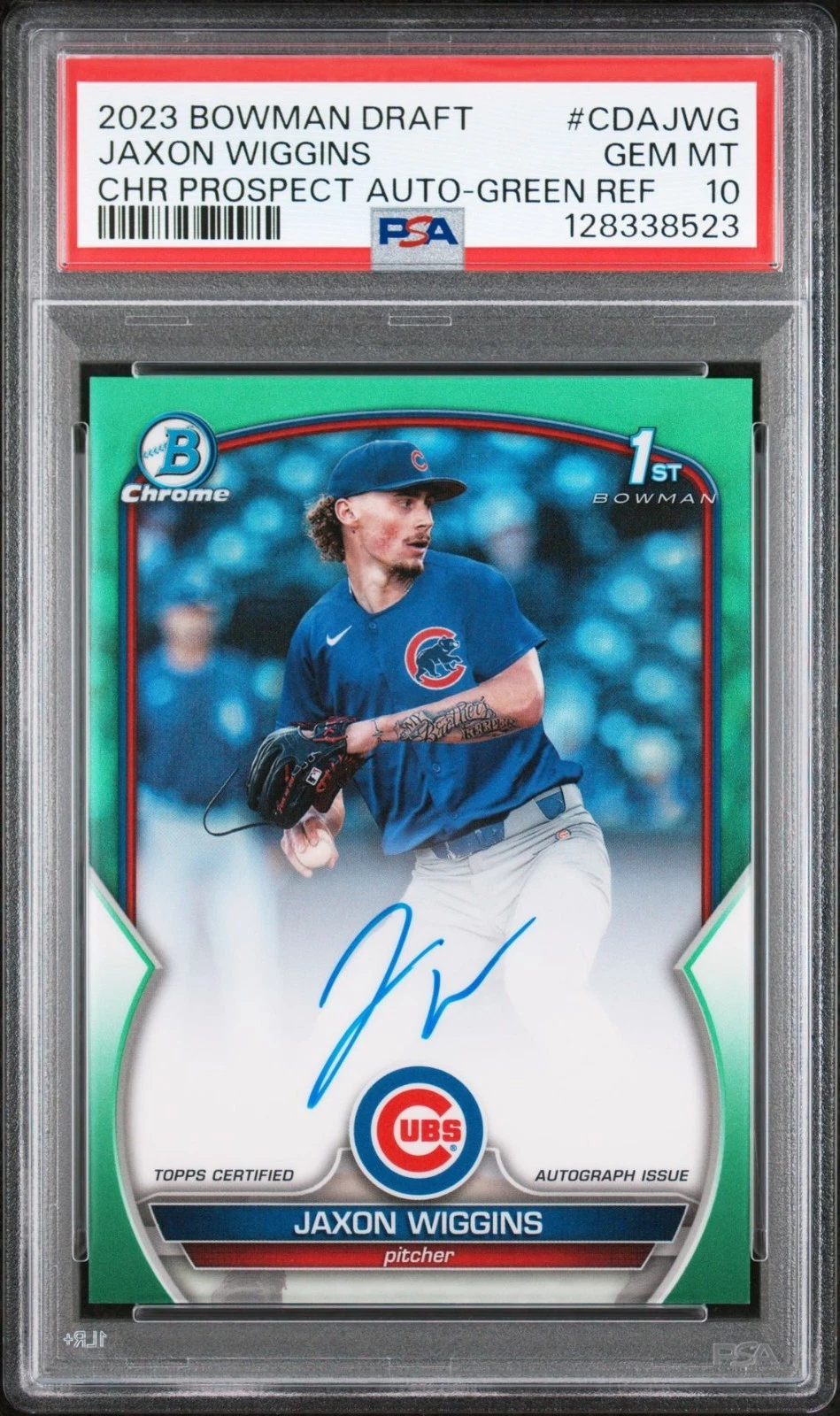 2023 Bowman Draft Jaxon Wiggins RAINBOW COMPLETE SET (all parallels) view 10
