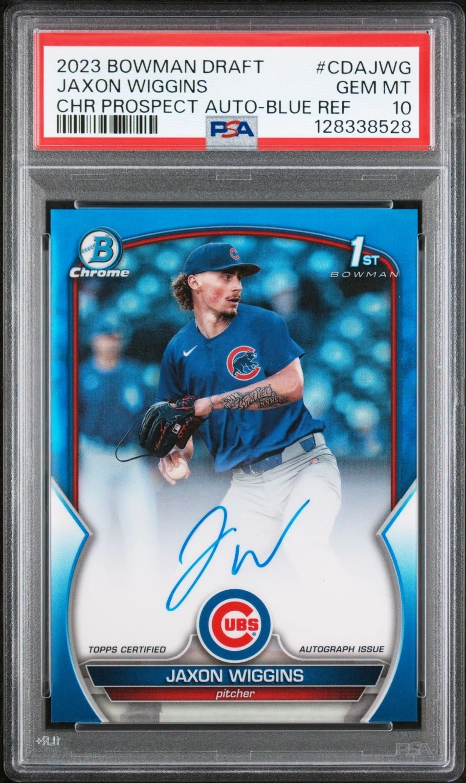 2023 Bowman Draft Jaxon Wiggins RAINBOW COMPLETE SET (all parallels) view 12