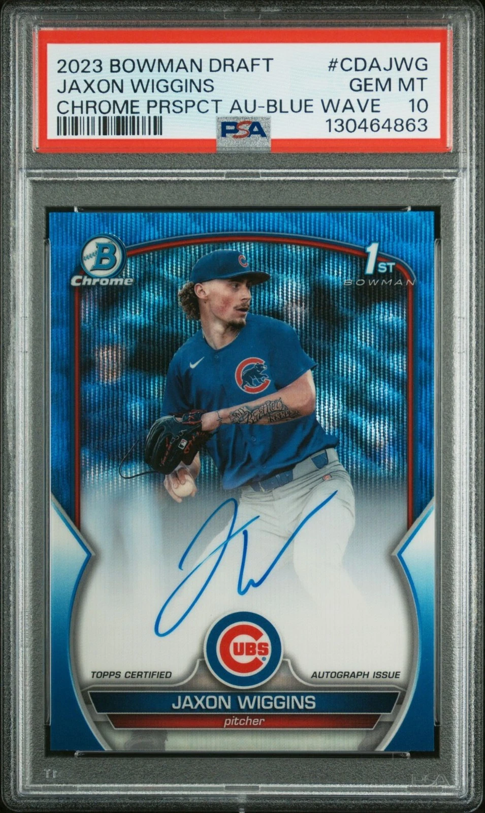 2023 Bowman Draft Jaxon Wiggins RAINBOW COMPLETE SET (all parallels) view 13