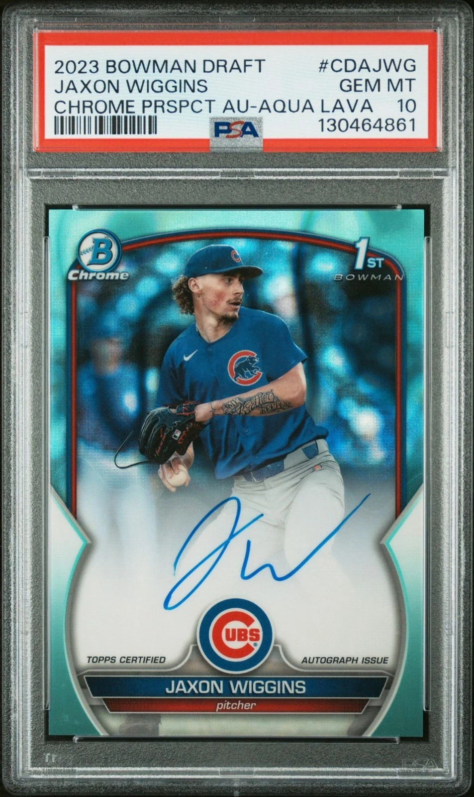 2023 Bowman Draft Jaxon Wiggins RAINBOW COMPLETE SET (all parallels) view 15